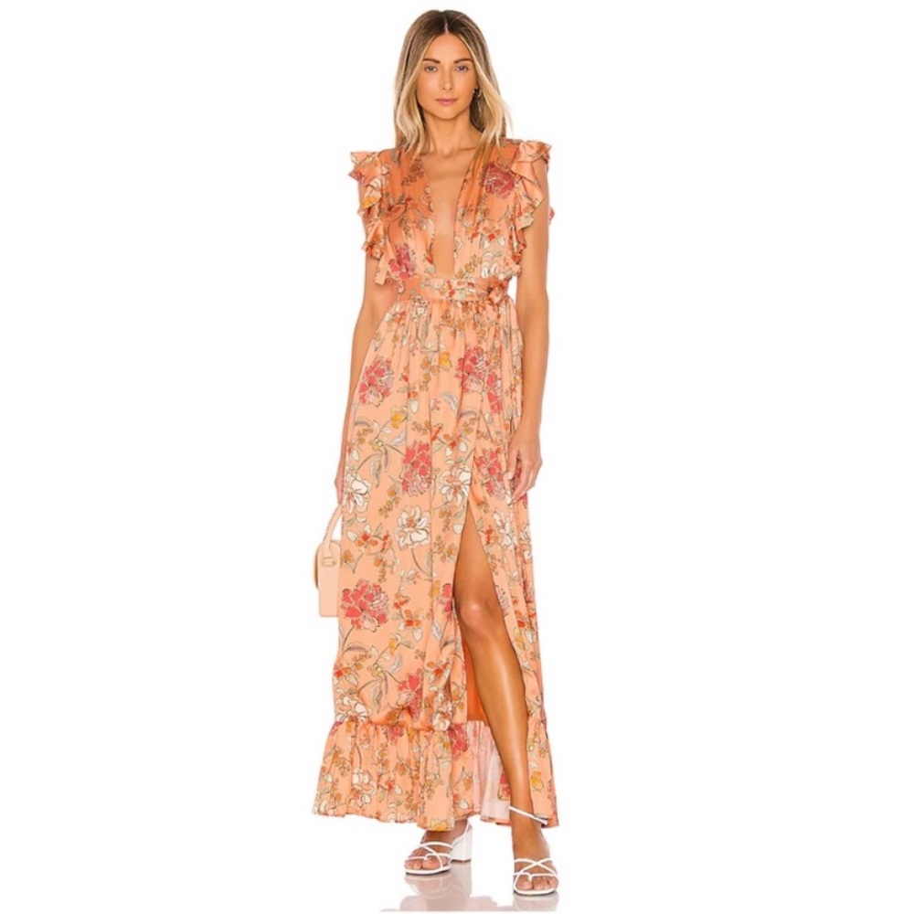 Majorelle Sweet Pea Dress in Vienna Orange